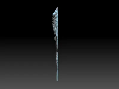 Rose flower 3D print model get