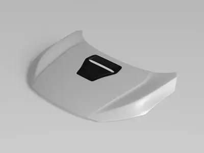 CIVIC TYPE R FK8 Hood Exterior Surface Model - 3D Laser-Scanned 3D model