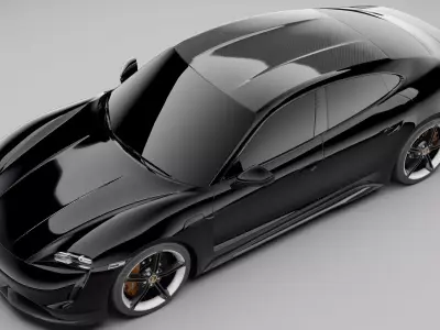 Porsche Taycan 2020 3D model