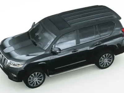 Toyota Land Cruiser Prado 2018 Low-poly 3D model