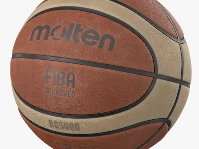 Dirty Basketball ball 3D model