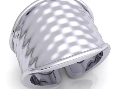 luxury Fancy Ring51 Free 3D print model