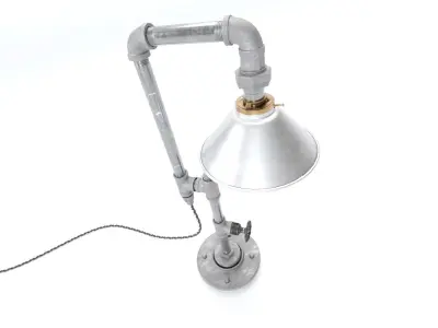  Industrial Tube Lamp 3D model