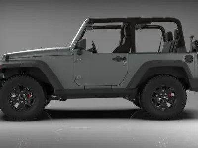 2016 Jeep Wrangler 3D model