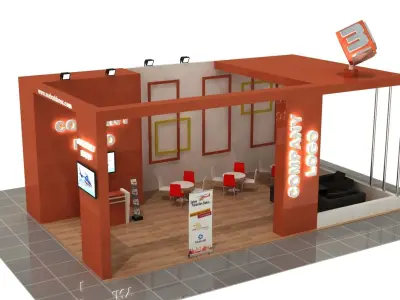  3D Special Expo Stand 025 3D model