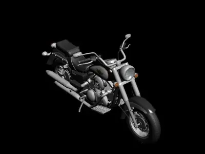 Bikes honda shadow 3D model