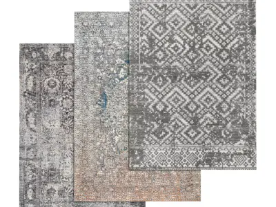 Rug Set 1521 3D model