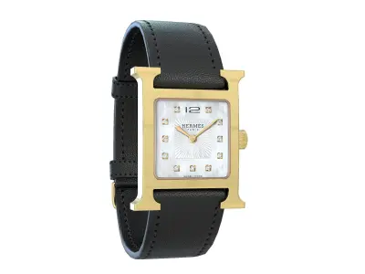 Hermes Womens Heure H Watch Low-poly 3D model