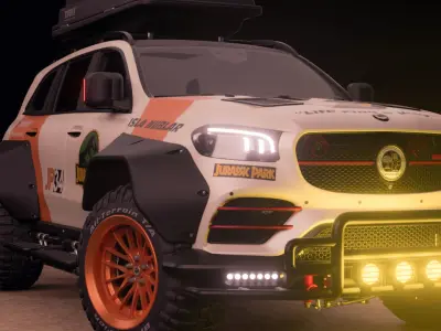 Mercedes GLS Overland Style 3D model