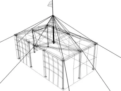 Tent - House 3D model