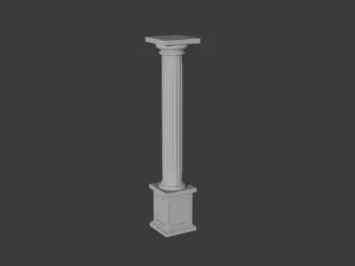 Column Low-poly 3D model get