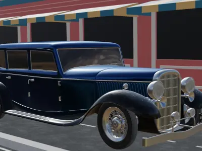 old car 3d model 3D model