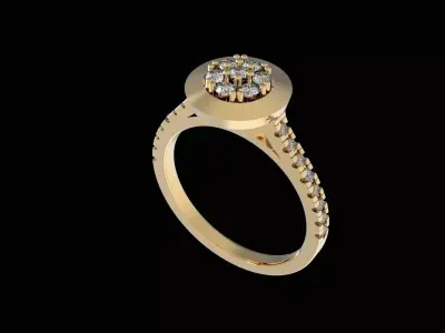 Engagement Ring Free 3D print model