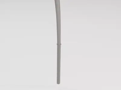 Field hockey stick READY TO WRAP 3D model