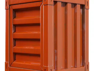 Ikeive Container Side Table Low-poly 3D model