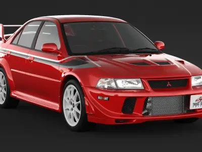 Mitsubishi Evolution 6 Tommi Makinen Edition 3D model