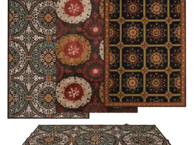 Rugs No 628 Low-poly 3D model