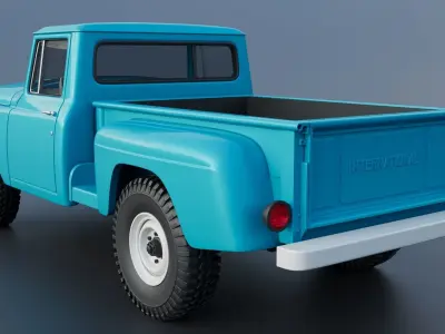 International Pickup C120 1962  3D print model
