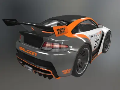 chaverlat  vulcano JBS 9GT Low-poly 3D model
