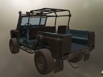 suv outerland Low-poly 3D model