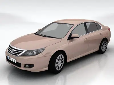 Renault Latitude Low-poly 3D model