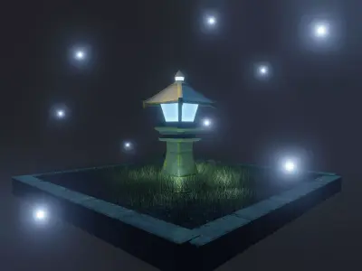 lantern3d model 3D model