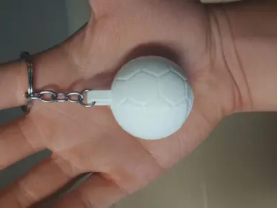 Football Keychain Free 3D print model