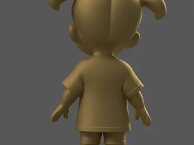 Boo Model from Monsters Inc - Fun Desk Decor 3D STL  3D print model