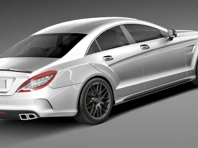 Mercedes-Benz CLS63 AMG 2015 3D model
