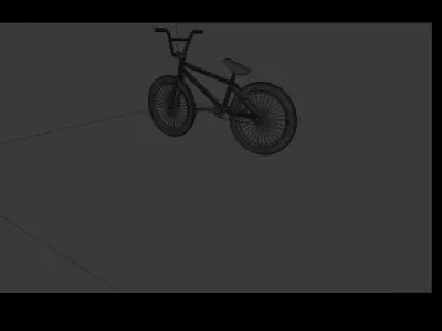 BMX Red Free 3D model