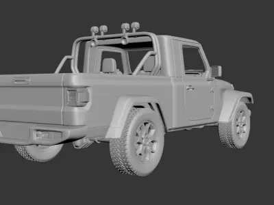 Jeep Gladiator Two-Door 3D print model