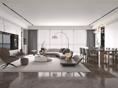 Apartment Interior 3D model