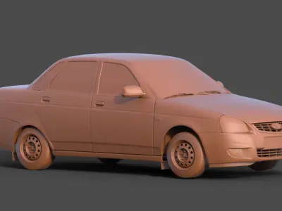 Vaz 2170 3D print model