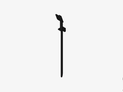 Shower - Hand - Luxury - XY Orli Low-poly 3D model