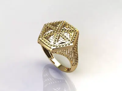 Fancy Womens Rings Plain Rings Ready STL 3DM Models Rings 3D print model 37
