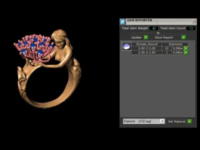 leady ring 3D print model