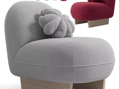 Ingrid Sherpa Chair 3D model