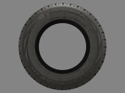 Tire Yokohama 3D model