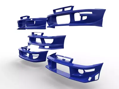 Body kit Subaru Impreza 1992 Bumper 3D model
