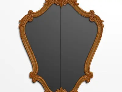classic frame for cnc Low-poly 3D model