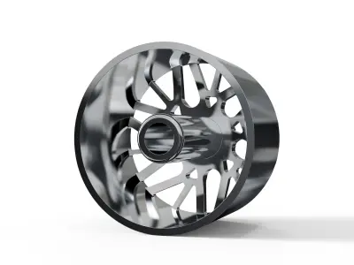 FRONT forgiato Twisted Maglia-D DURO DUALLY WHEEL 3D print model