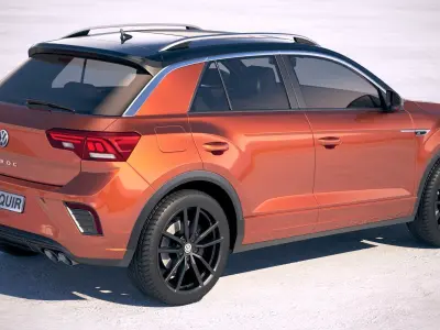 Volkswagen T-Roc R 2020 3D model