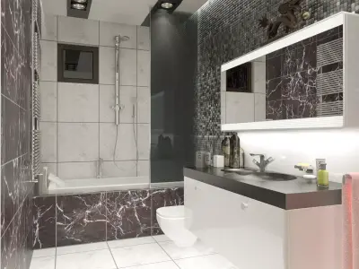 Bathroom Scene 3D model