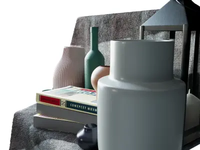 Decor set by ikea 3D model