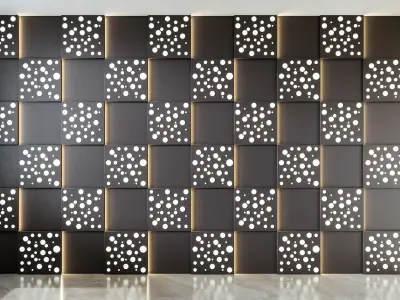 Decorative Wall Panel 3D wall panel 3d panel 3D model