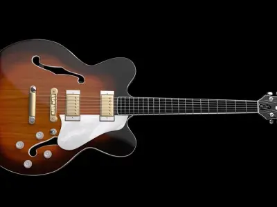 gibson electric guitar Free 3D model