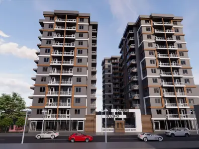  housing project 3D 3D model