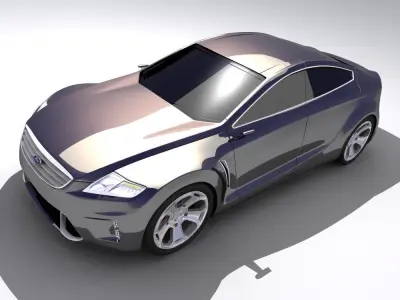 Concept car 3D model 5