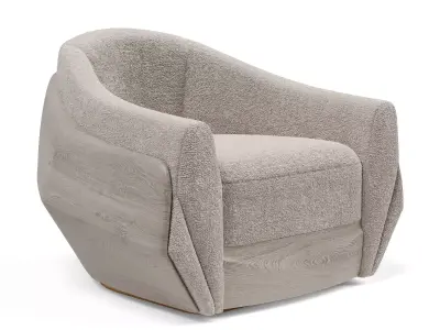 The Grade Newyork custom Shell club chair 3D model