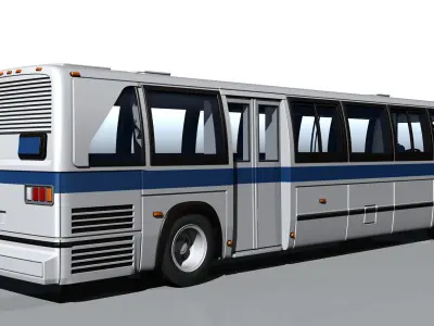 A model-copy of the GMC RTS-04 bus in scale 1 to 87 3D print model